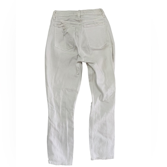 Abercrombie & Fitch Mon-High Rise Distressed Jeans Size 00 - Picture 2 of 3